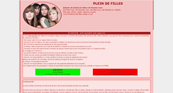 Desktop Screenshot of plein-de-filles.com